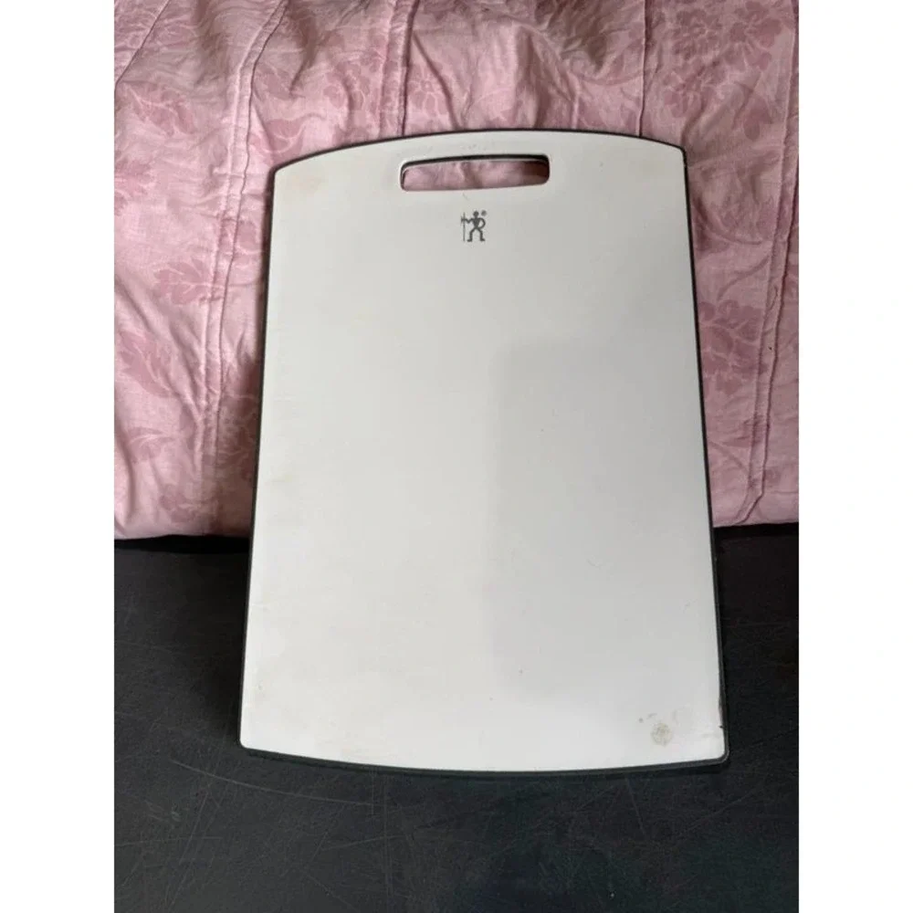 J.A. Henckels Non-Slip Poly Cutting Board White Grey 15x11